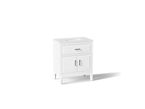 Seer® 30" bathroom vanity cabinet with sink and quartz top