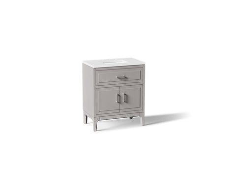 Seer® 30" bathroom vanity cabinet with sink and quartz top
