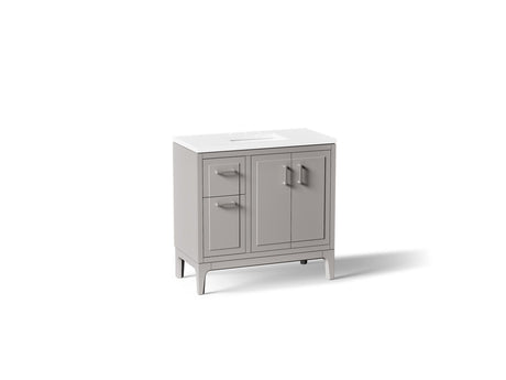 Seer® 36" bathroom vanity cabinet with sink and quartz top