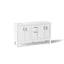 Seer® 60" bathroom vanity cabinet with sinks and quartz top