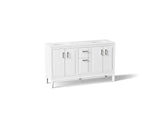 Seer® 60" bathroom vanity cabinet with sinks and quartz top