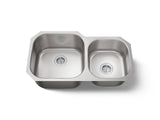 Undertone® 35-1/4 undermount double-bowl kitchen sink