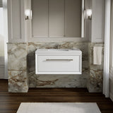 Enivo® 36" wall-hung bathroom vanity cabinet
