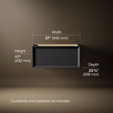 Enivo® 36" wall-hung bathroom vanity cabinet
