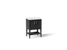 Winnow® 24" bathroom vanity cabinet with sink and quartz top