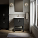 Winnow® 24" bathroom vanity cabinet with sink and quartz top