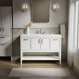 Winnow® 48" bathroom vanity cabinet with sink and quartz top