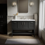 Winnow® 48" bathroom vanity cabinet with sink and quartz top