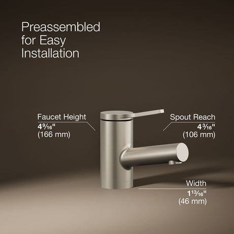 Elate® Single-handle bathroom sink faucet, 1.2 gpm