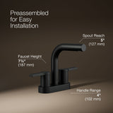 Elate® Centerset bathroom sink faucet, 0.5 gpm