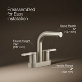 Elate® Centerset bathroom sink faucet, 1.2 gpm
