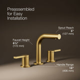 Elate® Widespread bathroom sink faucet, 1.0 gpm