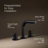 Elate® Widespread bathroom sink faucet, 1.0 gpm