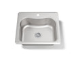 Staccato™ 25" top-mount single-bowl kitchen sink