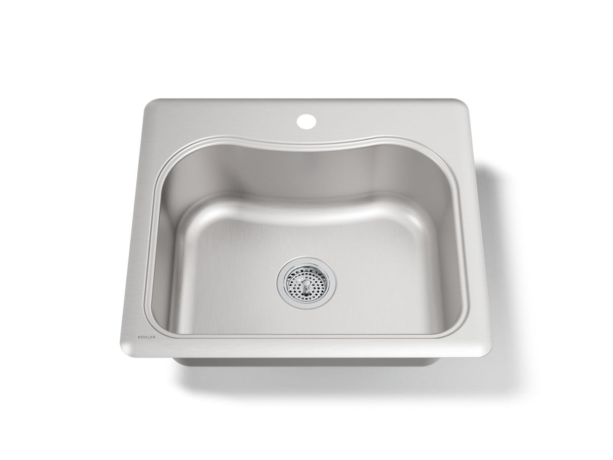 Staccato™ 25" top-mount single-bowl kitchen sink