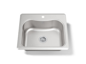 Staccato™ 25" top-mount single-bowl kitchen sink