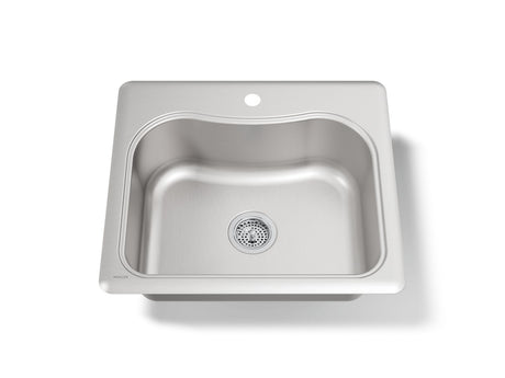 Staccato™ 25" top-mount single-bowl kitchen sink
