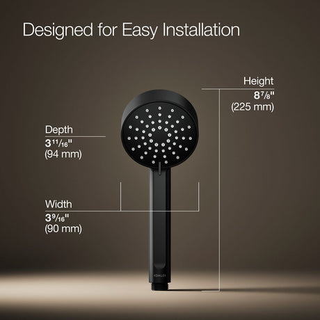 Elate® Three-function handshower, 1.75 gpm