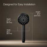 Elate® Three-function handshower, 2.5 gpm