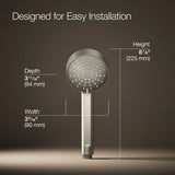 Elate® Three-function handshower, 1.75 gpm