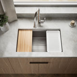 Strive® 29" undermount single-bowl workstation kitchen sink