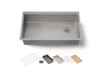 Strive® 32" undermount single-bowl workstation kitchen sink