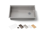 Strive® 32" undermount single-bowl workstation kitchen sink