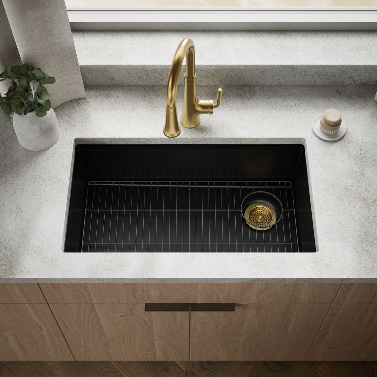 Billings® 32-1/2" undermount single-bowl kitchen sink
