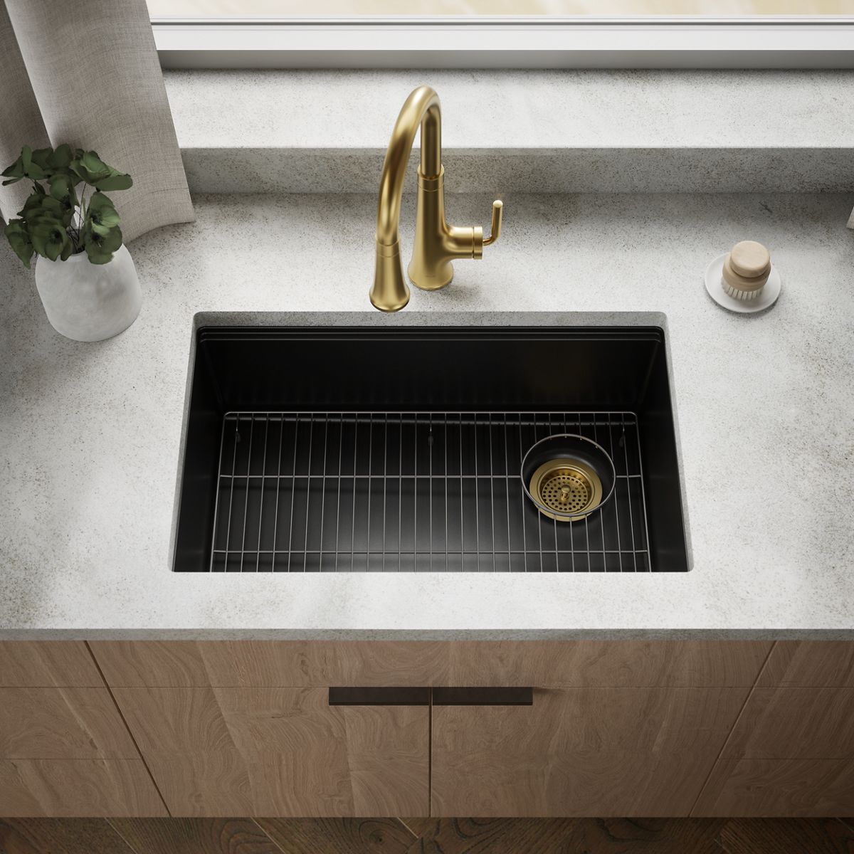 Billings® 29-1/2" undermount single-bowl kitchen sink