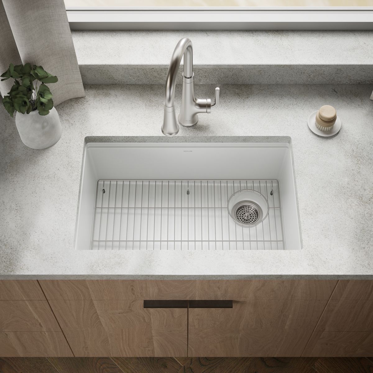 Billings® 29-1/2" undermount single-bowl kitchen sink