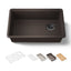 Billings® 29-1/2" undermount single-bowl workstation kitchen sink