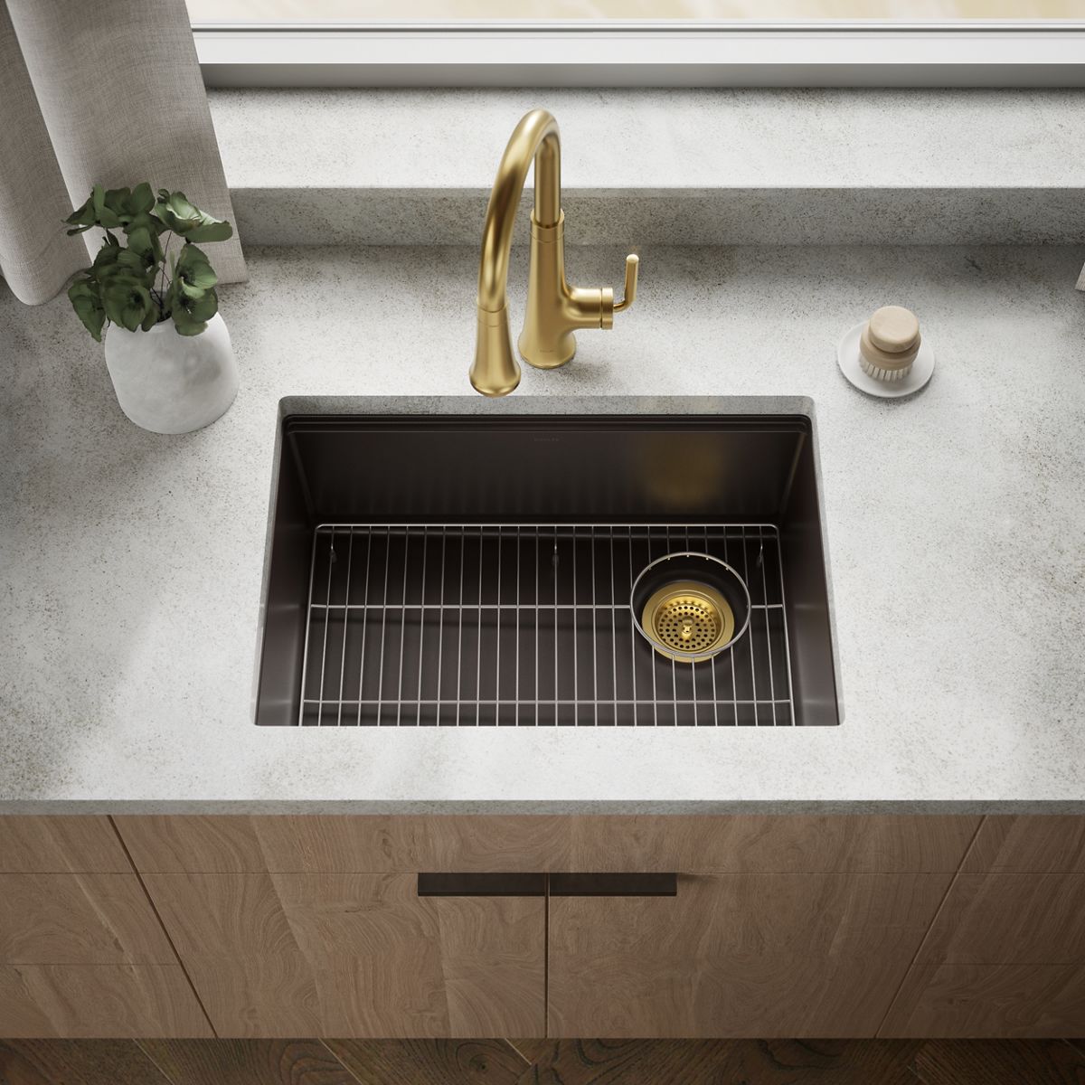 Billings® 26-1/2" undermount single-bowl kitchen sink