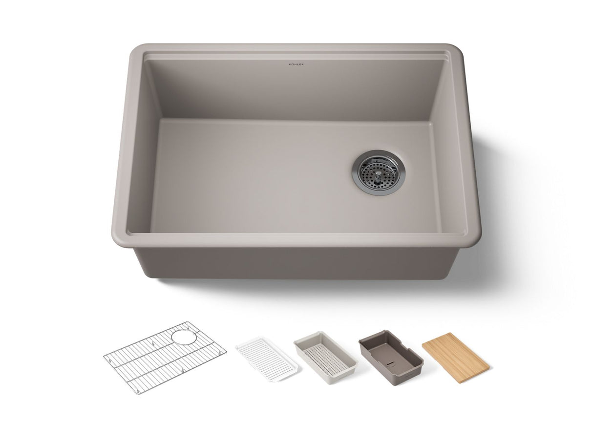 Billings® 26-1/2" undermount single-bowl workstation kitchen sink