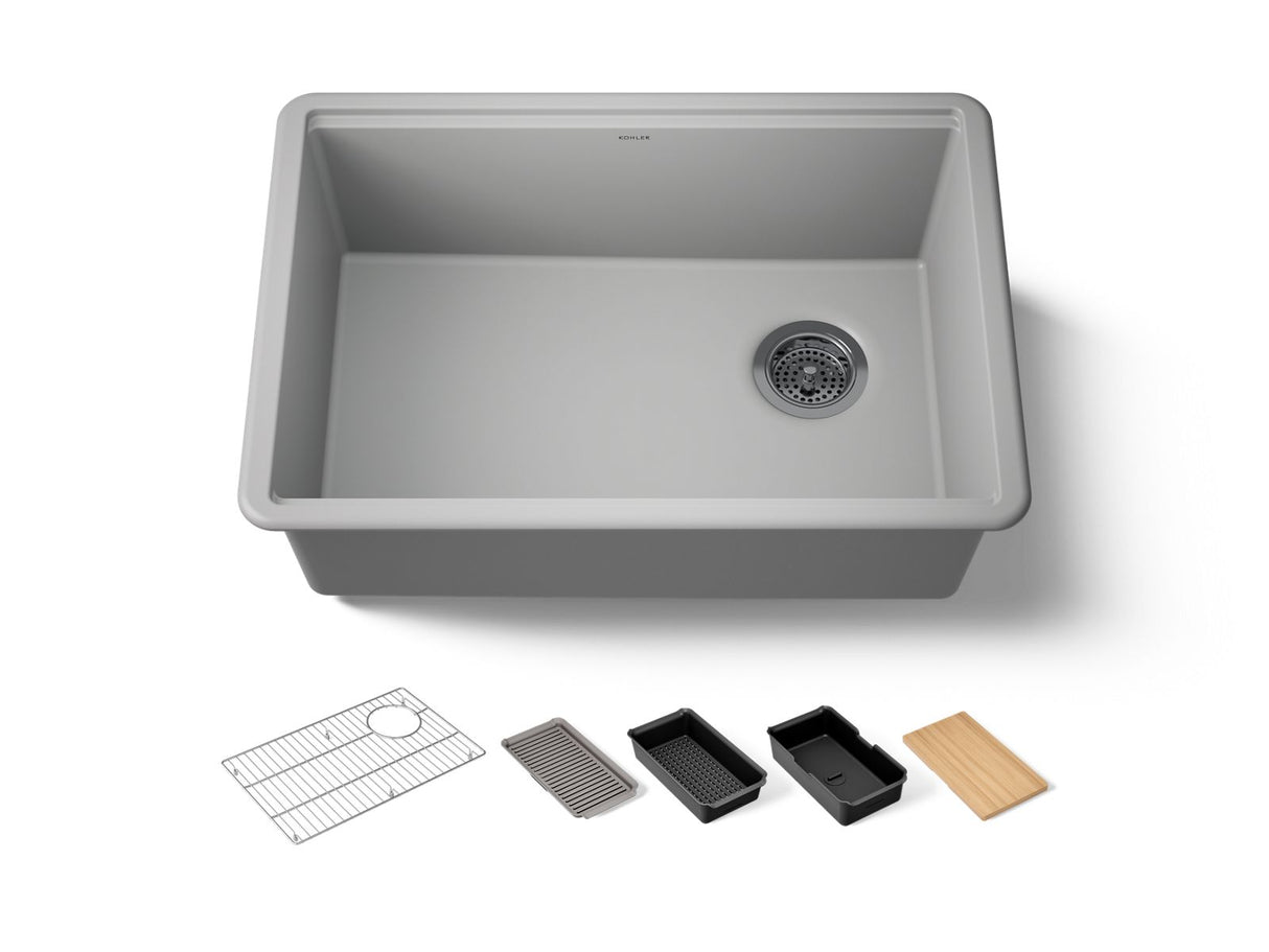 Billings® 26-1/2" undermount single-bowl workstation kitchen sink