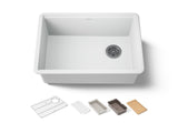 Billings® 26-1/2" undermount single-bowl workstation kitchen sink