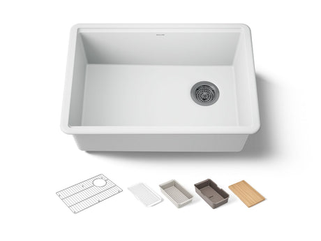 Billings® 26-1/2" undermount single-bowl workstation kitchen sink