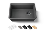 Billings® 26-1/2" undermount single-bowl workstation kitchen sink
