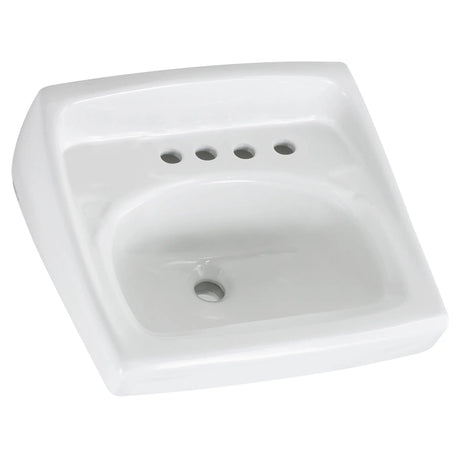 Lucerne® Wall-Hung Sink With 8-Inch Widespread and Extra Right-Hand Hole