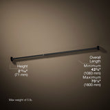 Elate® Shower rod