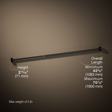 Elate® Shower rod