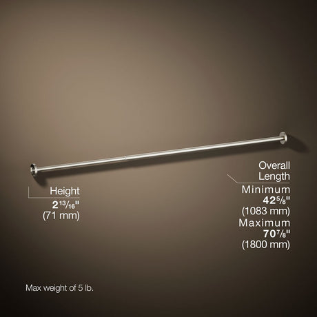 Elate® Shower rod