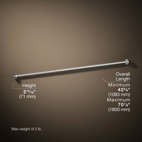 Elate® Shower rod