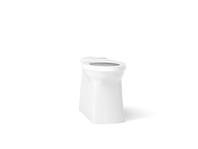 Corbelle® Tall elongated toilet bowl with skirted trapway
