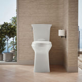 Corbelle® Tall elongated toilet bowl with skirted trapway