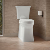 Corbelle® Tall two-piece elongated toilet with skirted trapway, 1.28 gpf