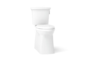 Corbelle® Tall two-piece elongated toilet with skirted trapway, 1.28 gpf