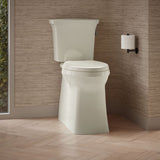 Corbelle® Tall two-piece elongated toilet with skirted trapway, 1.28 gpf