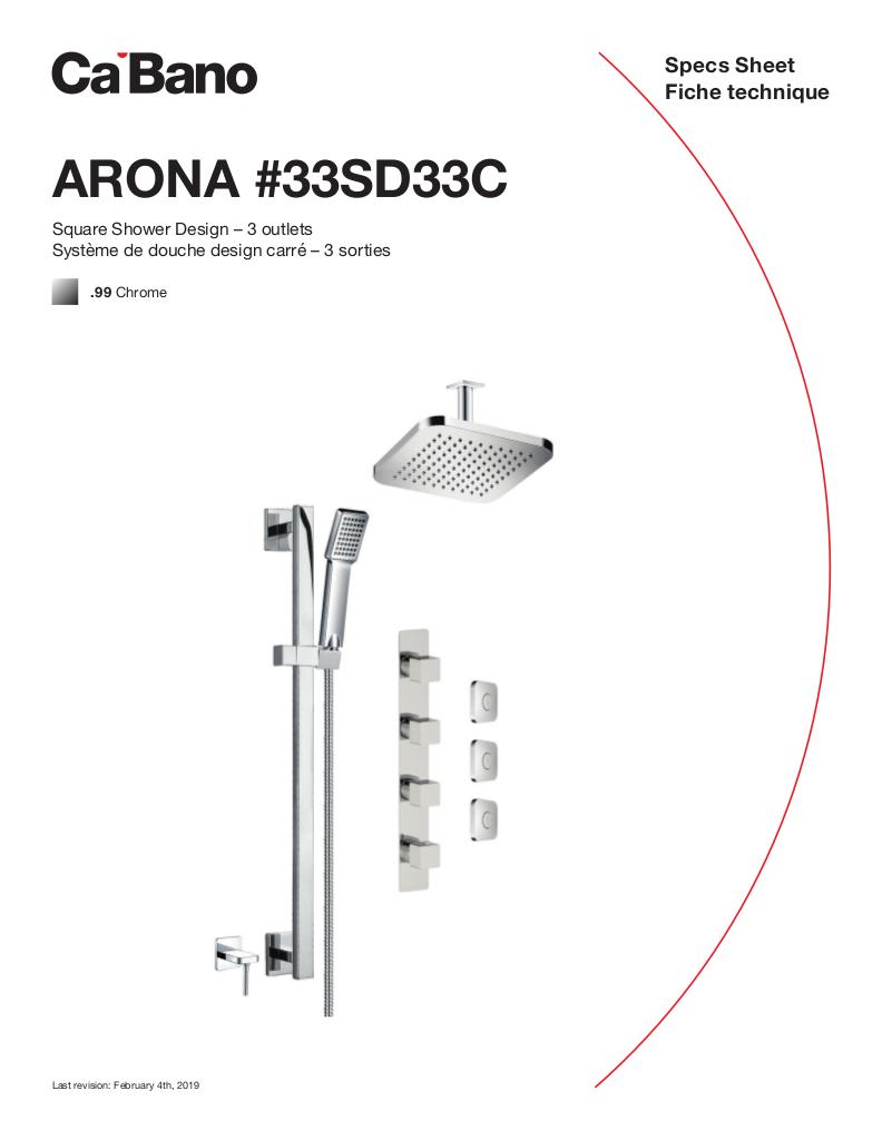 Shower design SD33C