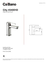 Single hole basin faucet
