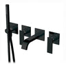 Wallmount tub filler with handshower